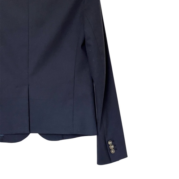 GAP The Academy Blazer Women's Navy Single-Breasted Blazer Size 4 - Picture 6 of 9